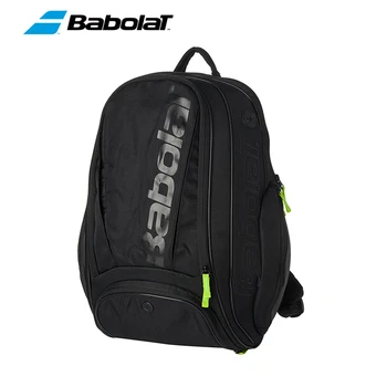 Profesionalni čisto crna teniski ruksak Babolat za muškarce i žene, torba za teniskih reketa za squash, badminton, 1 pakiranje, klasične, moderne torbe na rame