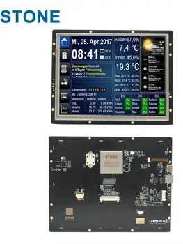 10,4-inčni Programabilni LCD zaslon sa Touch kontroler + Serijsko Sučelje Podržava Bilo koji MCU 100PC
