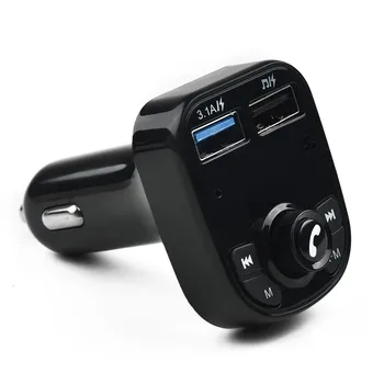 Auto-Bluetooth audio MP3 player, FM odašiljač radio bežični glazbeni prijamnik za telefoniranje bez korištenja ruku Dvostruko sučelje USB Adapter brzi punjač