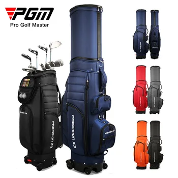 Torba za golf na četiri kotača PGM, Muška i Ženska Teleskopski torba, Može Usporiti Stan potisnu torbu za golf QB062