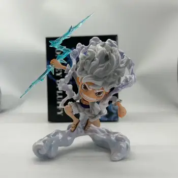 Cijeli lik Anime Lightning Luffy Gear 5, Bog Sunca, Никка, figurice, mini-model igračaka