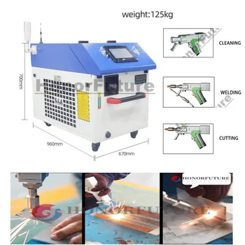 2023 Je najprodavaniji stroj za lasersko čišćenje, 1000 W 2000 W 3000 W ručni fiber-laserski aparat za zavarivanje aparat za zavarivanje metala