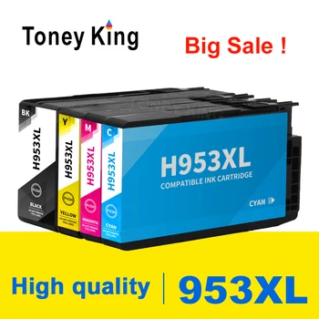 Zamjena spremnika za tintu Toney King 953XL za HP 953XL 953 XL, Kompatibilan s HP Officejet Pro 7720 7730 7740 8710 8715 8718