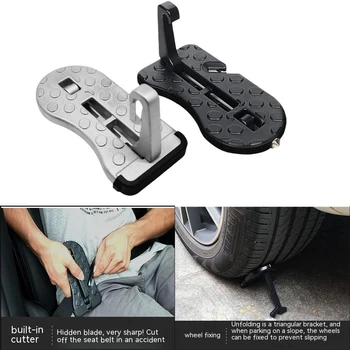 Proširena oslonac za noge vrata automobila, sklopivi oslonac za noge prtljažnika na krovu automobila, univerzalni kvaka, dodatna nožna pedala, čekić sigurnost od aluminijske legure