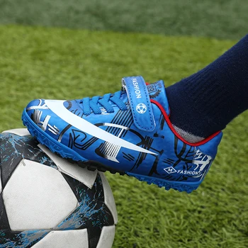 Dječje nogometno cipele 31-41 Popularna šaren godišnje dugo okovan klincima slomljen nokat Profesionalni sportski trening