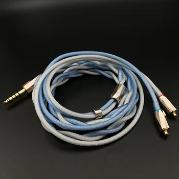 Audio visoke klase, kvalitetan монокристаллический kabel od legure bakra + zlata, srebra s палладиевым premazom, kabel za zamjenu slušalice