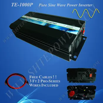 Home pretvarača za napajanje/dc-ac pretvarača za napajanje/solar inverter s čisti sinusni val od 24 v do 230 v, 1000 W