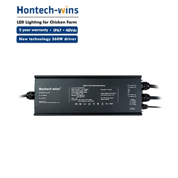 Hontech-Wins vodootporan IP67 sustav led rasvjeta peradi 360 W 500 W upravljački program za rasvjetu peradi