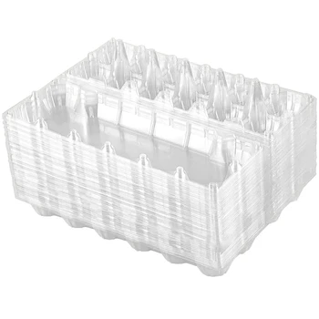 60 komada plastične kutije za jaja jeftini veleprodaja, jedna desetak transparentne prazne kutije za kokošjih jaja