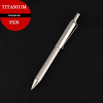 Taktički zahvat od legure titana, olovka za pisanje, ured za džep ručka, oprema EDC, metalna kemijska olovka