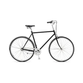 Gradski bicikl s fiksnim slanja, 7-speed bicikl za muškarce, 26-inčni okvir od ugljičnog čelika/ženske bicikle za gradski bicikl
