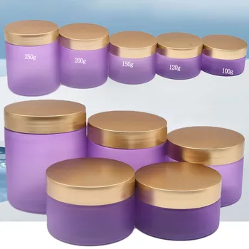 10/30шт 100-250 g PAT Plastični banke s plastičnim poklopcima Spiralnim kontejner Prazan Kozmetički vrhnje u prahu za pohranu šminkanje Banke lonac boca