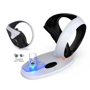 Punjač za VR kontrolera led kontrolera PS VR2, stalak za punjenje, adapter TypeC