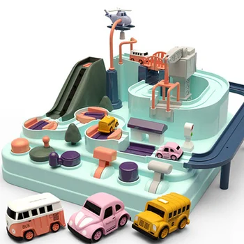 6 stilova, model cestovni željeznički vagon, edukativne igračke, pustolovna igra za djecu, moždane mehanički interaktivne touch igre
