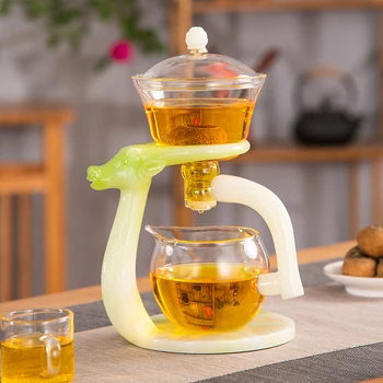 Kreativni stakla automatski lijeni za vodu za čaj s magnetskim usisnim izlaz za vode-высокомерная osnovna aparat za čaj